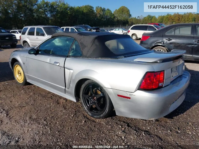 2002 Ford Mustang VIN: 1FAFP44452F162058 Lot: 40545352