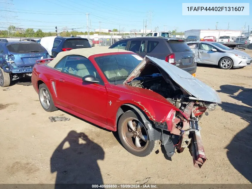 2002 Ford Mustang VIN: 1FAFP44402F131607 Lot: 40555850