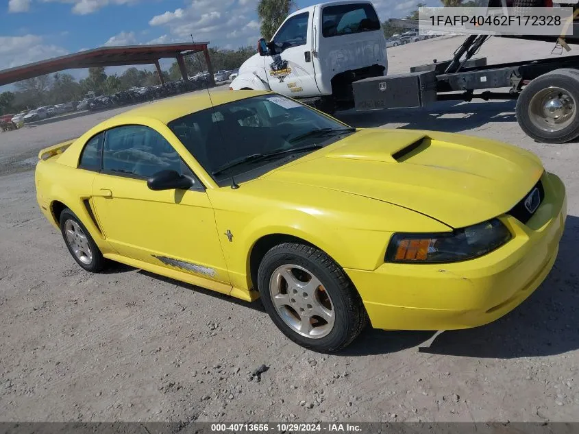 2002 Ford Mustang VIN: 1FAFP40462F172328 Lot: 40713656