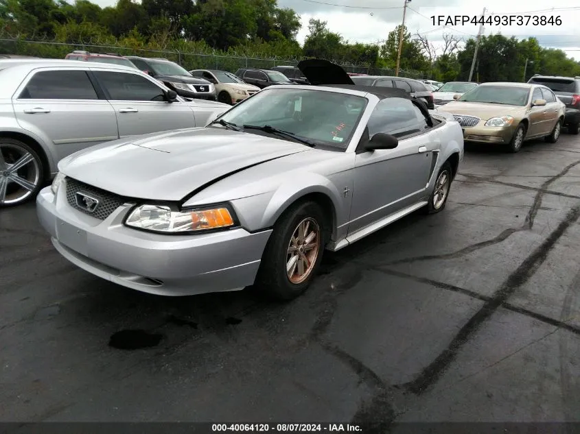 2003 Ford Mustang VIN: 1FAFP44493F373846 Lot: 40064120