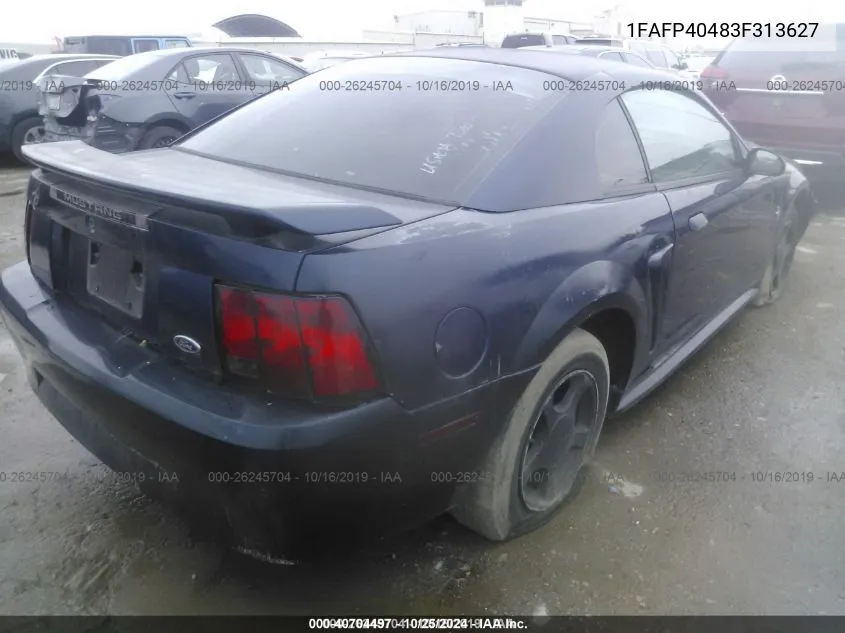 1FAFP40483F313627 2003 Ford Mustang