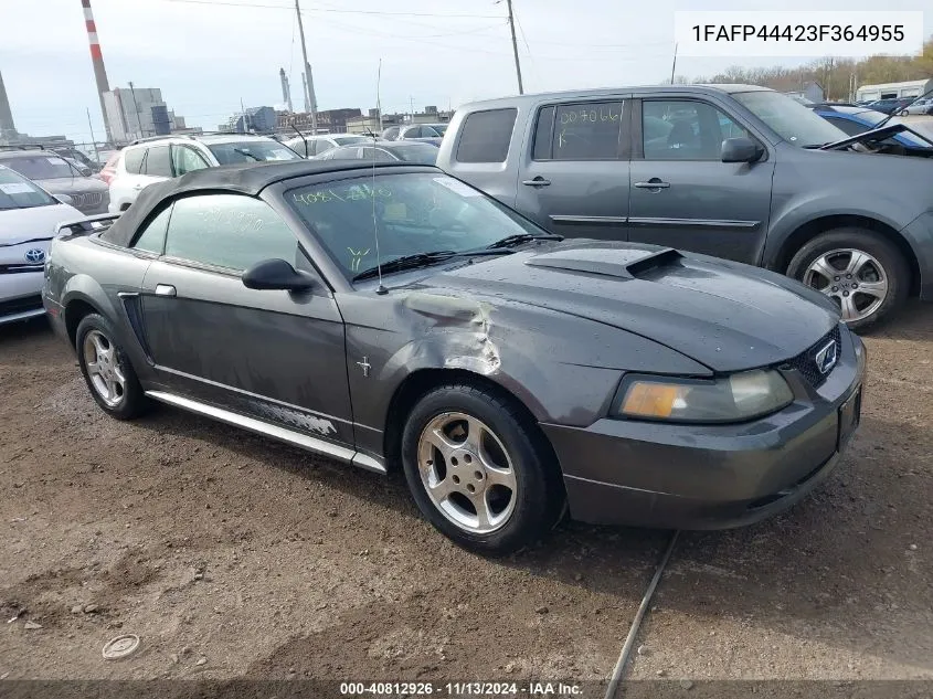 1FAFP44423F364955 2003 Ford Mustang