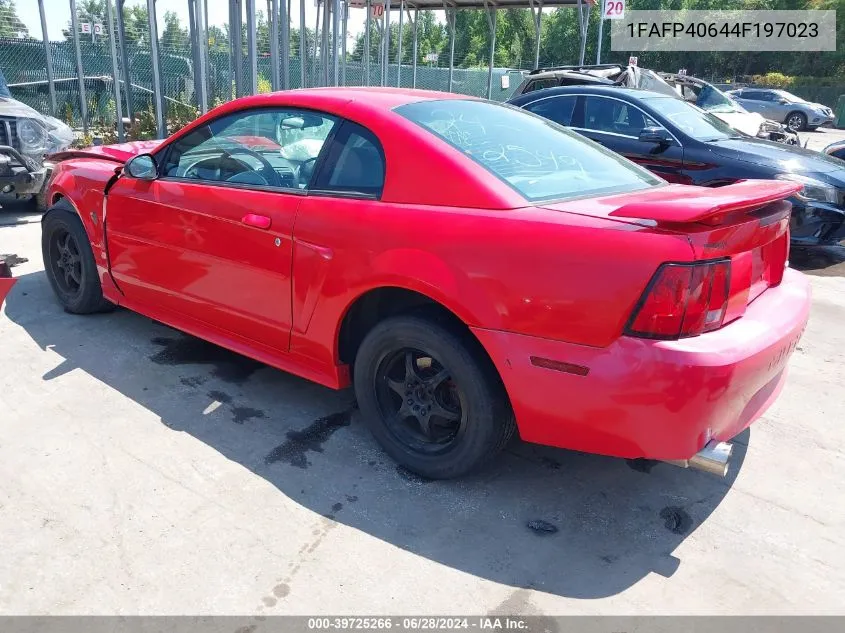 2004 Ford Mustang VIN: 1FAFP40644F197023 Lot: 39725266