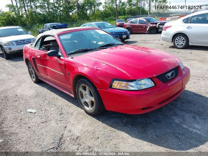 2004 Ford Mustang VIN: 1FAFP44674F182624 Lot: 39968223