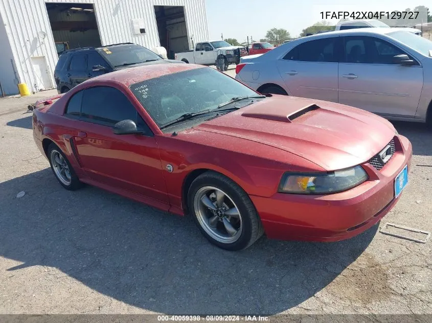 1FAFP42X04F129727 2004 Ford Mustang Gt