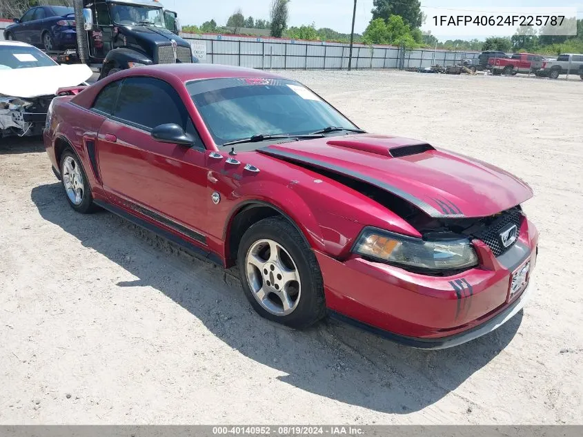 2004 Ford Mustang VIN: 1FAFP40624F225787 Lot: 40140952