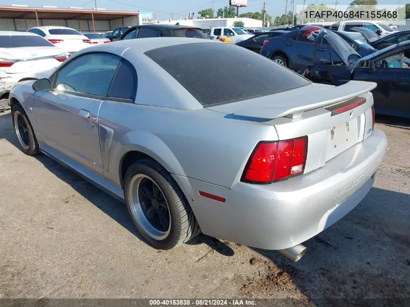 2004 Ford Mustang VIN: 1FAFP40684F155468 Lot: 40153838