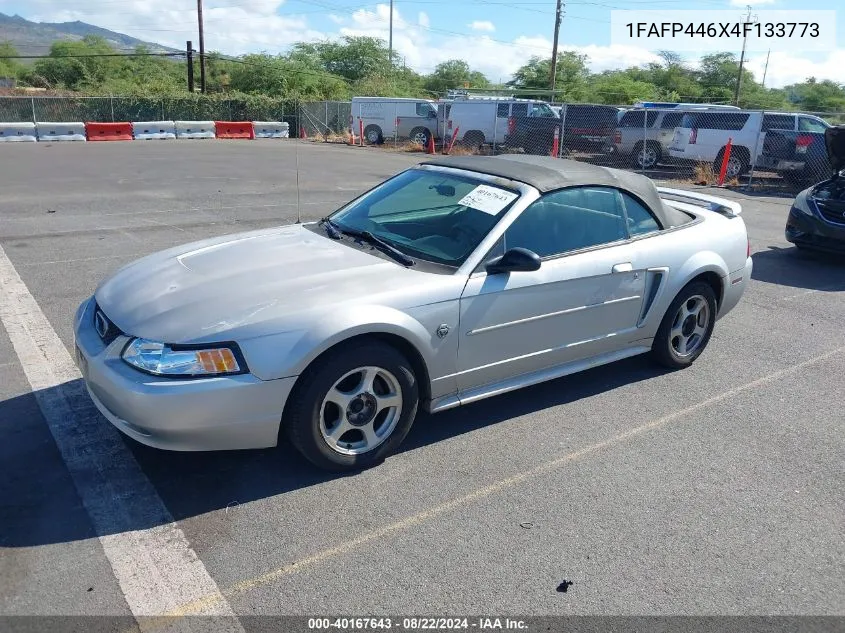 2004 Ford Mustang VIN: 1FAFP446X4F133773 Lot: 40167643