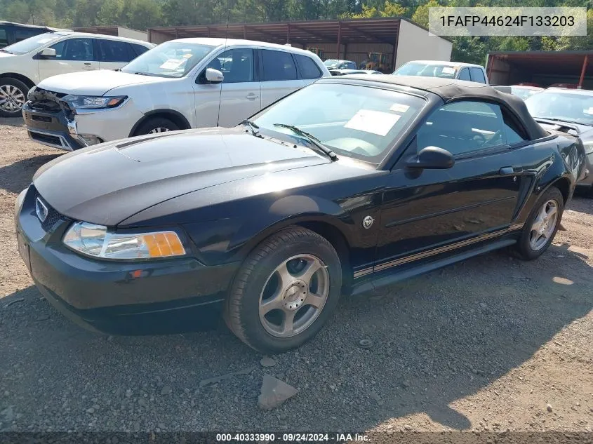 2004 Ford Mustang VIN: 1FAFP44624F133203 Lot: 40333990