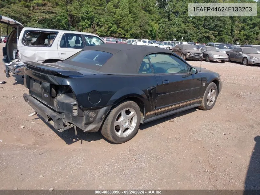 2004 Ford Mustang VIN: 1FAFP44624F133203 Lot: 40333990