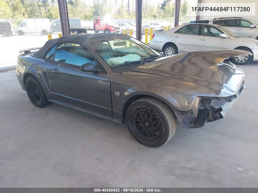 2004 Ford Mustang VIN: 1FAFP44484F117280 Lot: 40350422