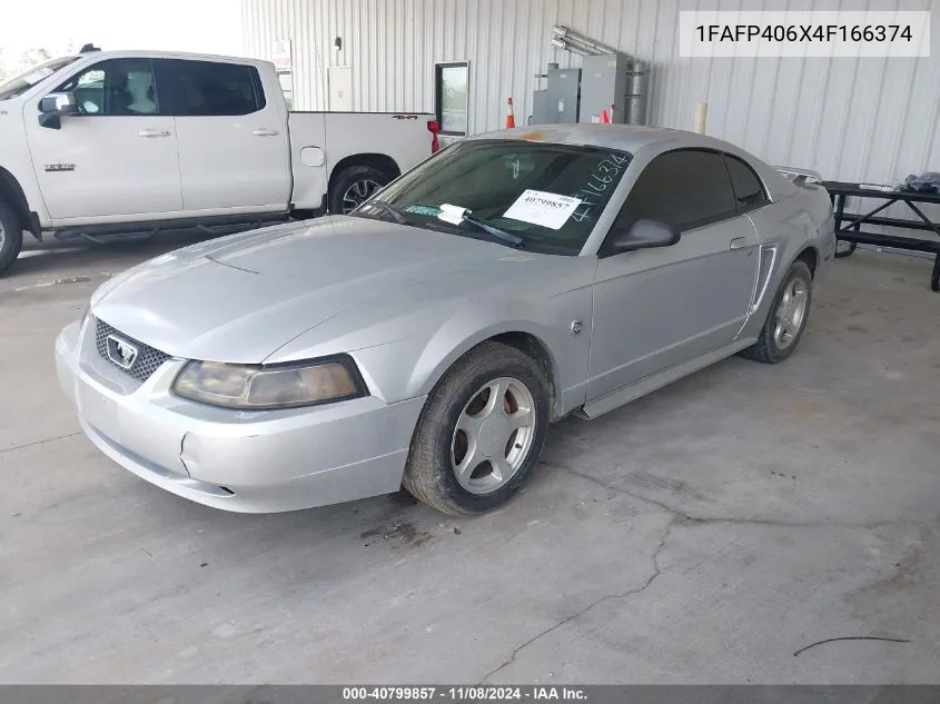 2004 Ford Mustang Premium VIN: 1FAFP406X4F166374 Lot: 40799857