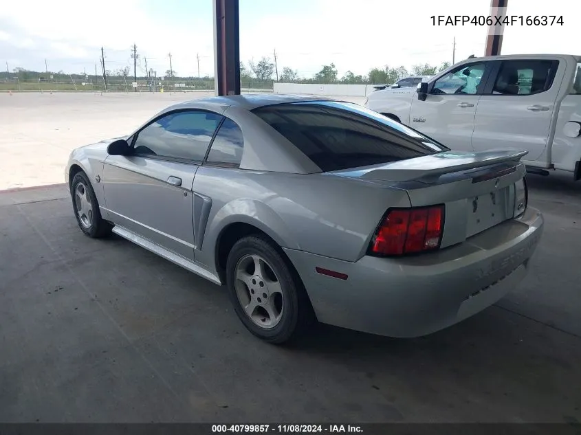 2004 Ford Mustang Premium VIN: 1FAFP406X4F166374 Lot: 40799857