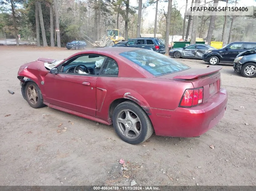 1FAFP40654F150406 2004 Ford Mustang Premium