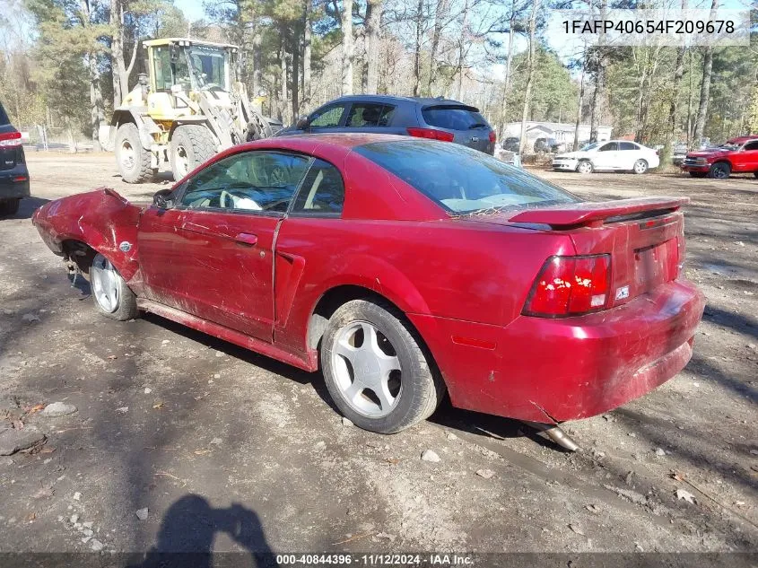 2004 Ford Mustang VIN: 1FAFP40654F209678 Lot: 40844396