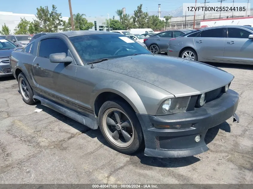 2005 Ford Mustang V6 Deluxe/V6 Premium VIN: 1ZVFT80N255244185 Lot: 40047180