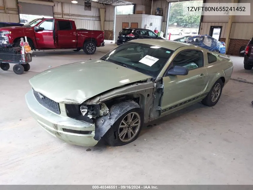 1ZVFT80N655241452 2005 Ford Mustang V6 Deluxe/V6 Premium