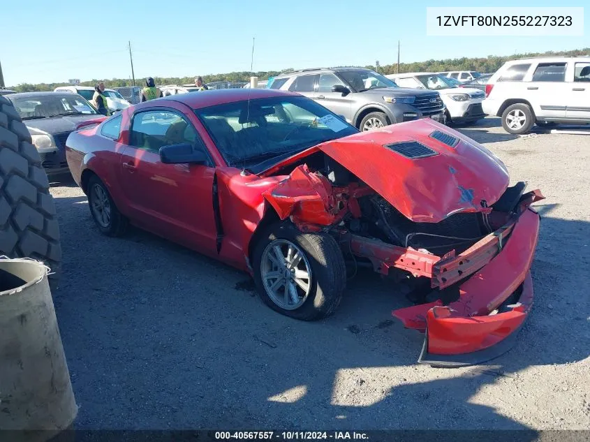 2005 Ford Mustang VIN: 1ZVFT80N255227323 Lot: 40567557