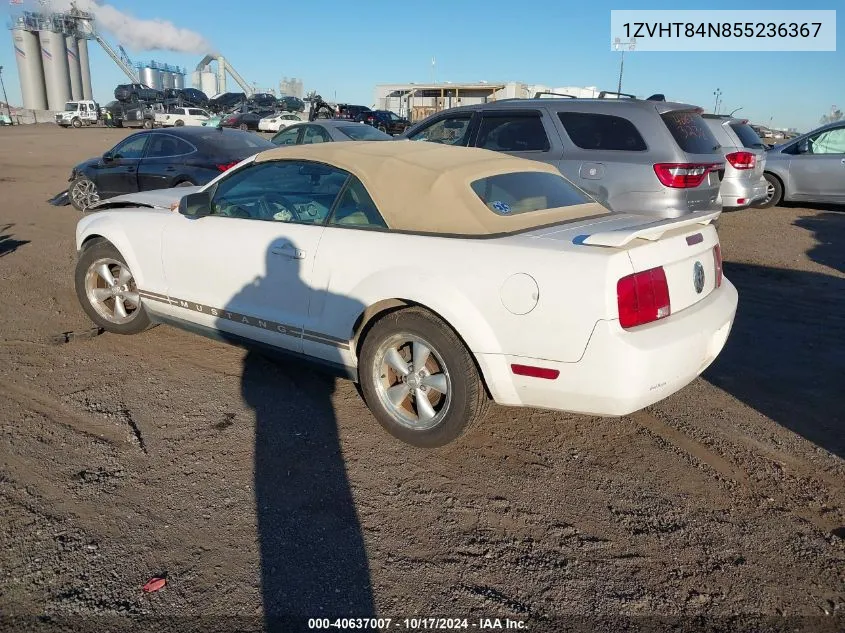 1ZVHT84N855236367 2005 Ford Mustang