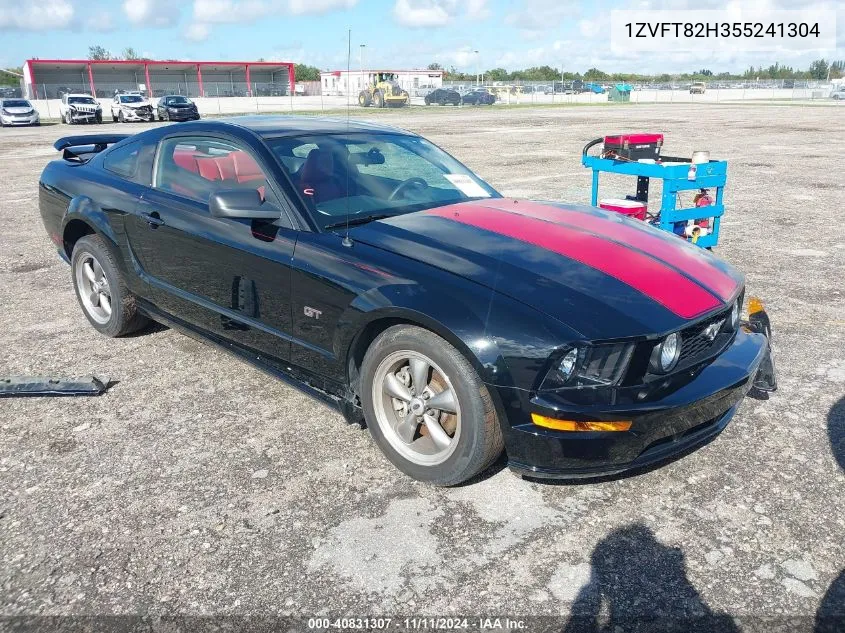 2005 Ford Mustang Gt Deluxe/Gt Premium VIN: 1ZVFT82H355241304 Lot: 40831307