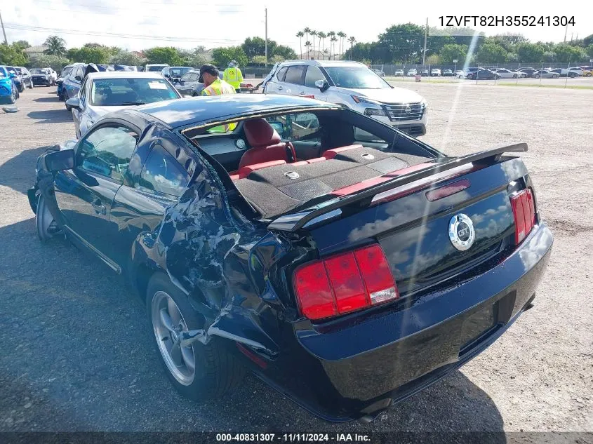 2005 Ford Mustang Gt Deluxe/Gt Premium VIN: 1ZVFT82H355241304 Lot: 40831307