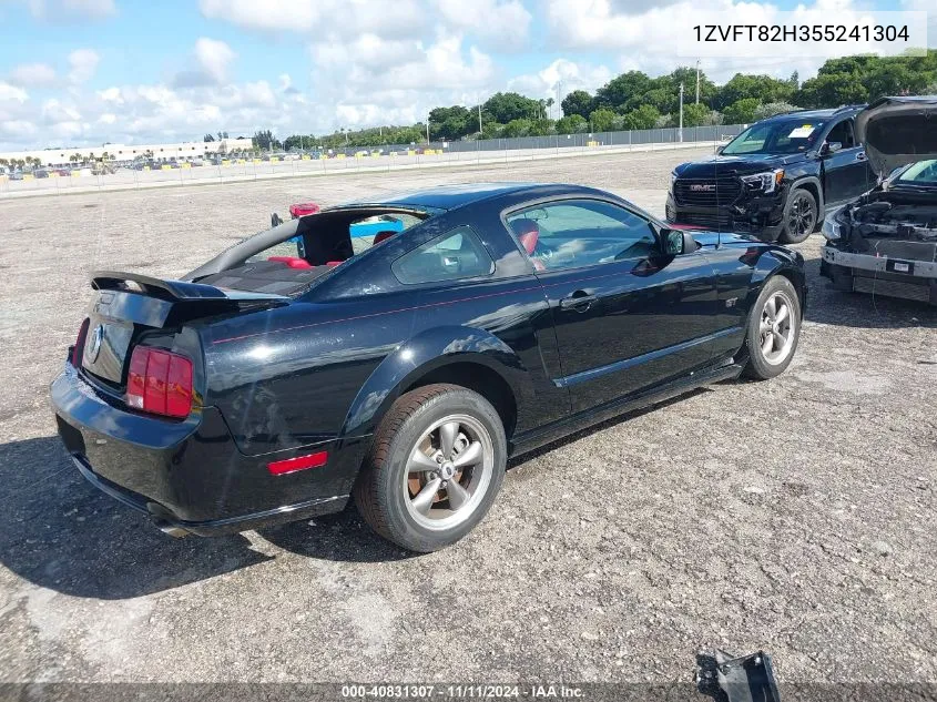 2005 Ford Mustang Gt Deluxe/Gt Premium VIN: 1ZVFT82H355241304 Lot: 40831307