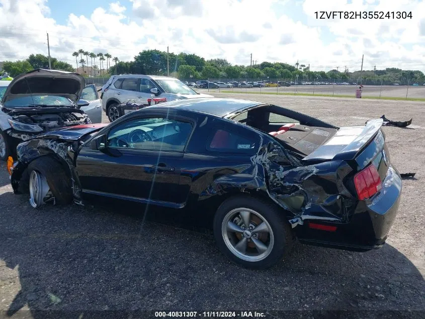 2005 Ford Mustang Gt Deluxe/Gt Premium VIN: 1ZVFT82H355241304 Lot: 40831307