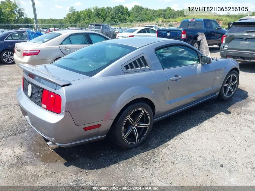 2006 Ford Mustang Gt VIN: 1ZVHT82H365256105 Lot: 40093052