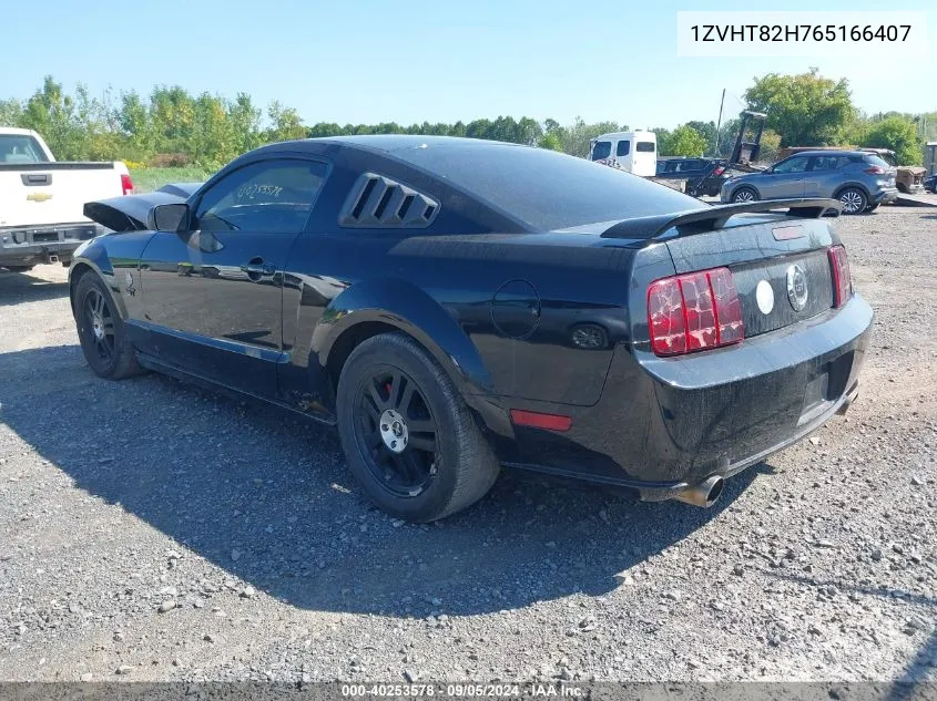 2006 Ford Mustang Gt VIN: 1ZVHT82H765166407 Lot: 40253578