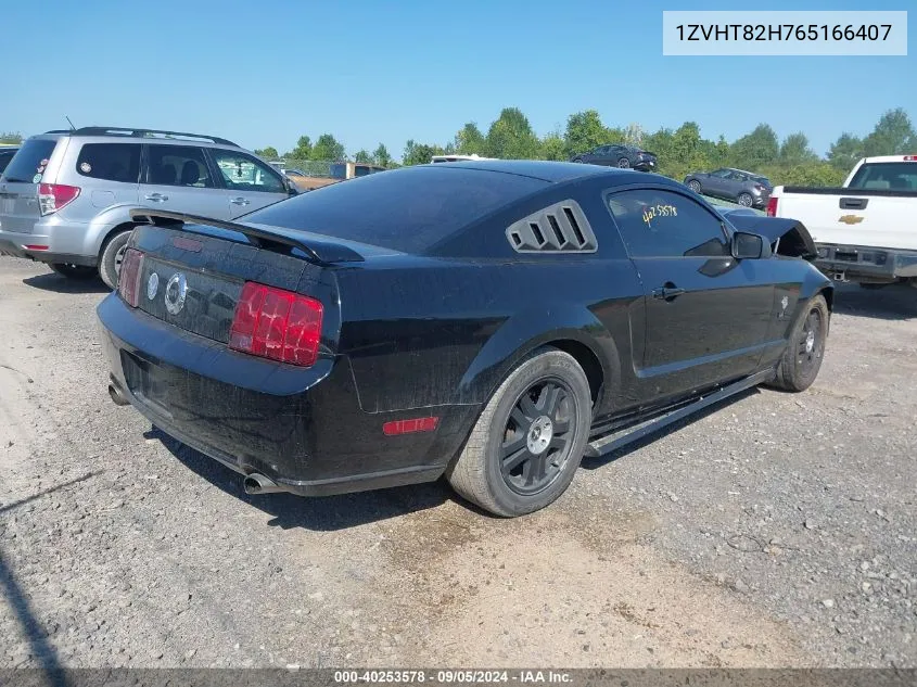 2006 Ford Mustang Gt VIN: 1ZVHT82H765166407 Lot: 40253578