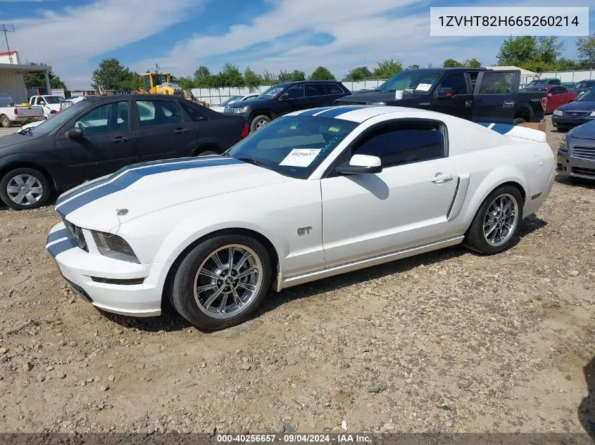 1ZVHT82H665260214 2006 Ford Mustang Gt