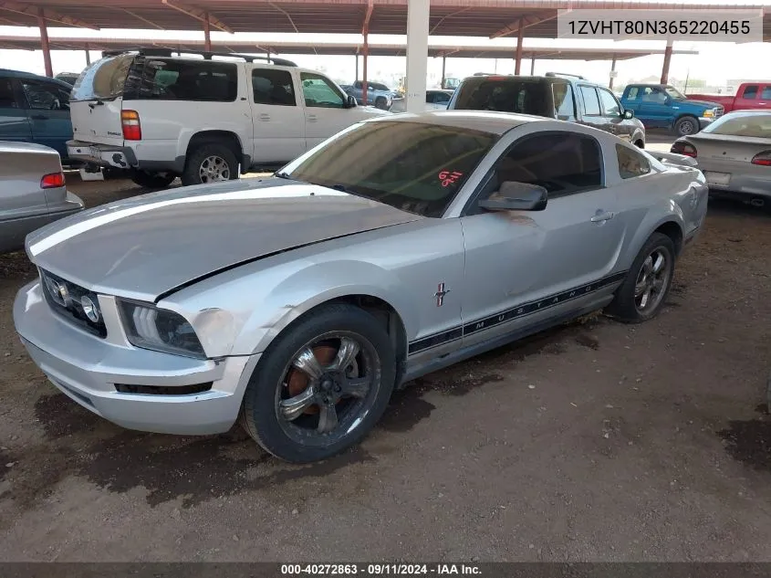 1ZVHT80N365220455 2006 Ford Mustang V6