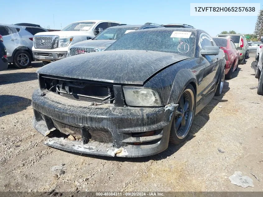 2006 Ford Mustang Gt VIN: 1ZVFT82H065257638 Lot: 40384311