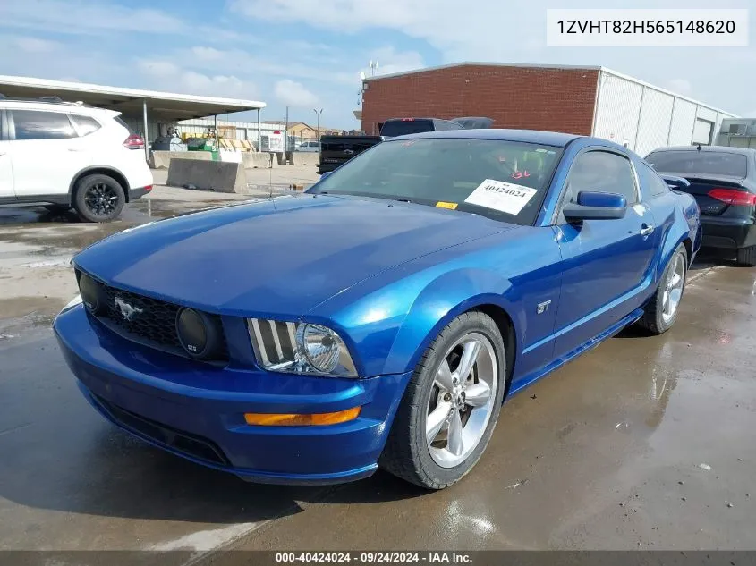 2006 Ford Mustang Gt VIN: 1ZVHT82H565148620 Lot: 40424024