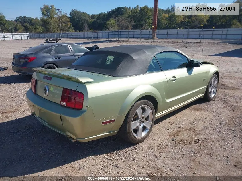 2006 Ford Mustang Gt VIN: 1ZVHT85H565127004 Lot: 40664615