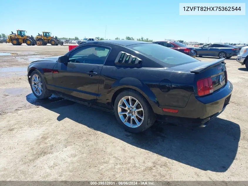 2007 Ford Mustang Gt Deluxe/Gt Premium VIN: 1ZVFT82HX75362544 Lot: 39532031