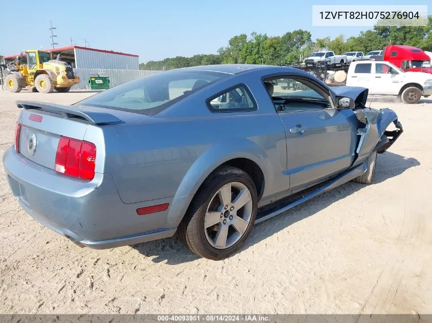 2007 Ford Mustang Gt Deluxe/Gt Premium VIN: 1ZVFT82H075276904 Lot: 40093951