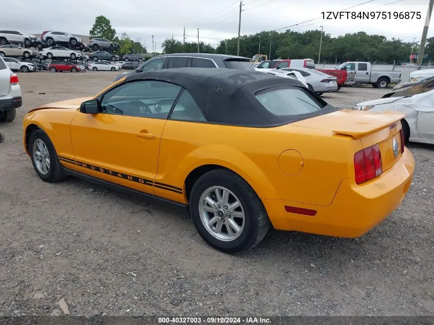 1ZVFT84N975196875 2007 Ford Mustang