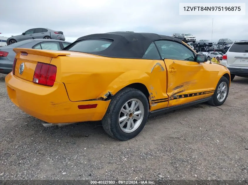 1ZVFT84N975196875 2007 Ford Mustang