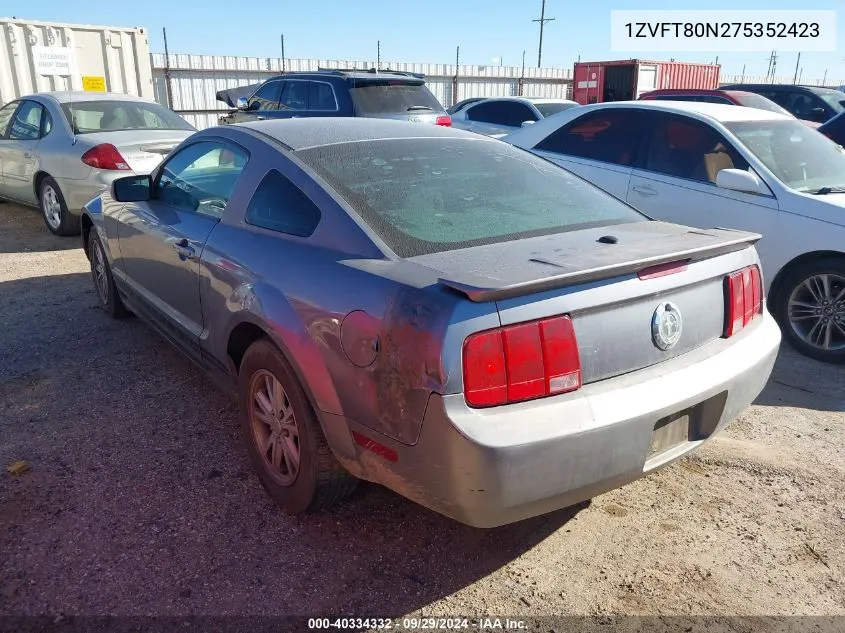 1ZVFT80N275352423 2007 Ford Mustang V6 Deluxe/V6 Premium