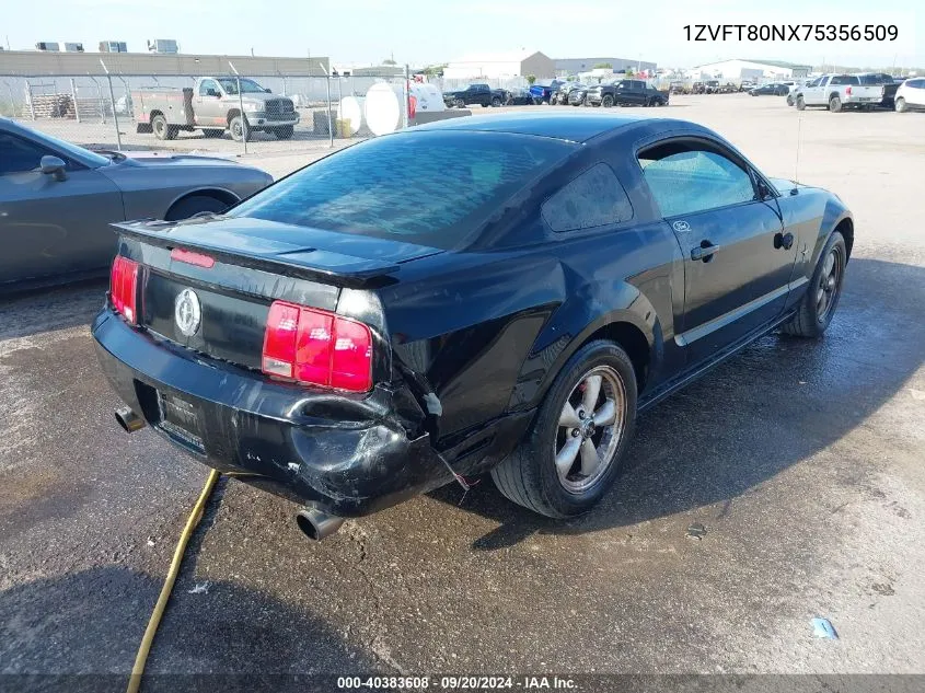 1ZVFT80NX75356509 2007 Ford Mustang V6 Deluxe/V6 Premium