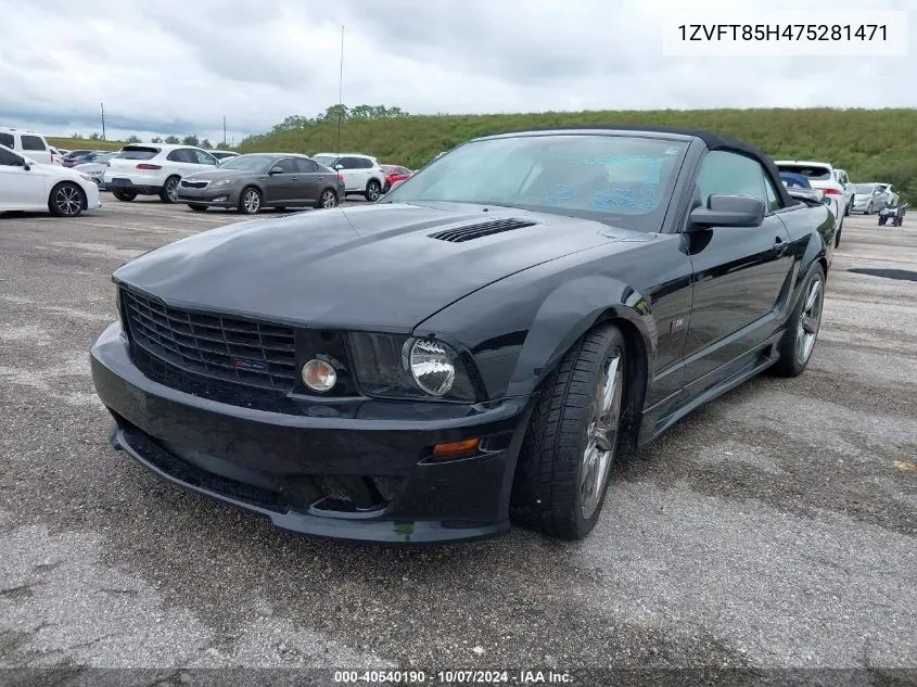 1ZVFT85H475281471 2007 Ford Mustang Gt