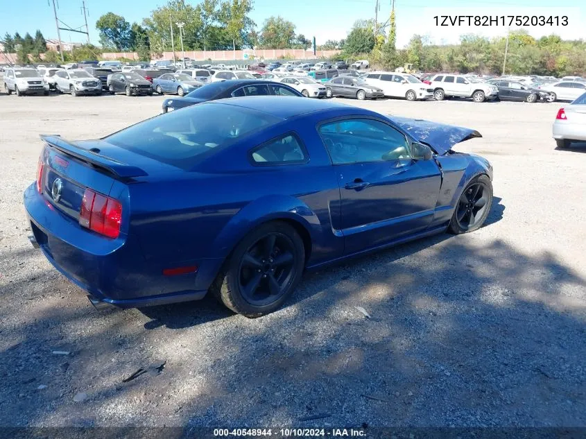 2007 Ford Mustang Gt Deluxe/Gt Premium VIN: 1ZVFT82H175203413 Lot: 40548944