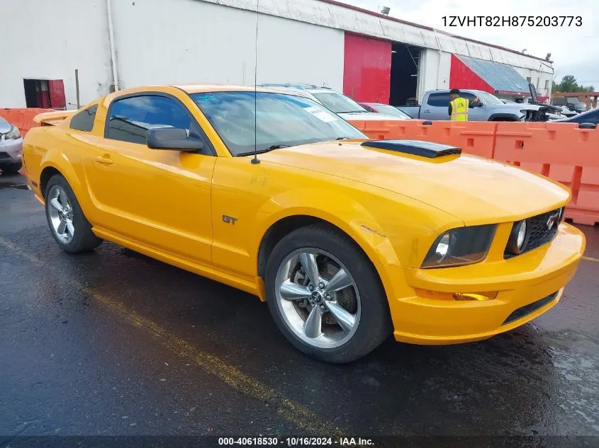 2007 Ford Mustang Gt Deluxe/Gt Premium VIN: 1ZVHT82H875203773 Lot: 40618530