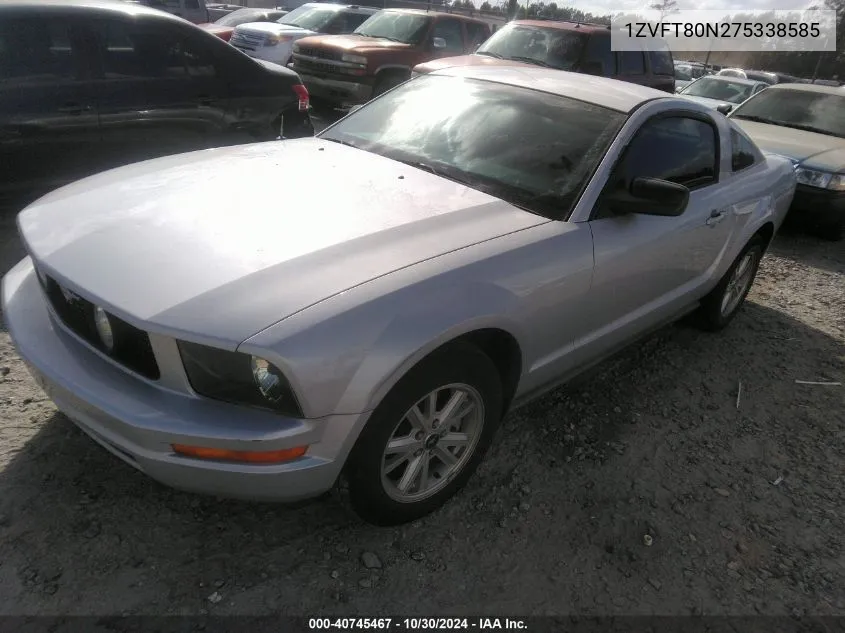 1ZVFT80N275338585 2007 Ford Mustang