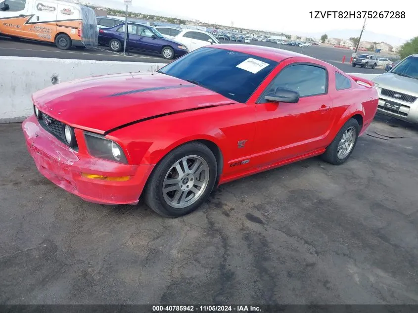 2007 Ford Mustang Gt Deluxe/Gt Premium VIN: 1ZVFT82H375267288 Lot: 40785942