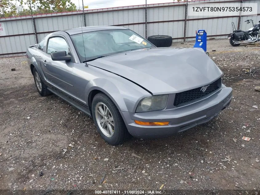 2007 Ford Mustang V6 Deluxe/V6 Premium VIN: 1ZVFT80N975354573 Lot: 40787411