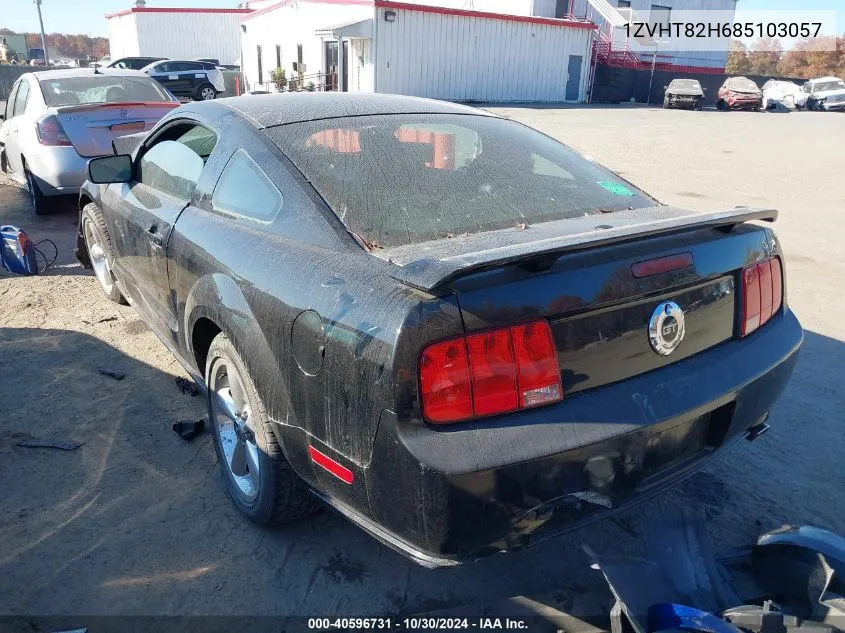 2008 Ford Mustang Gt Deluxe/Gt Premium VIN: 1ZVHT82H685103057 Lot: 40596731