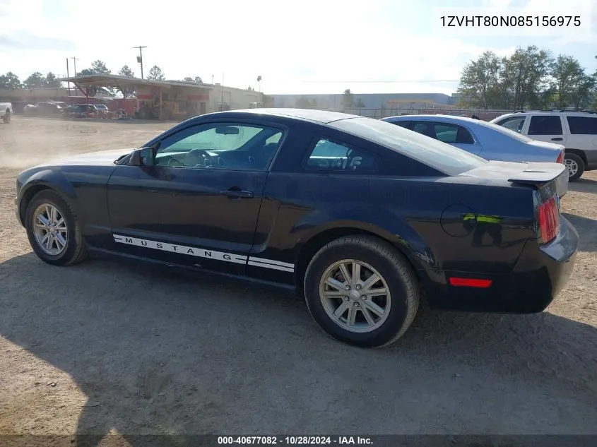 2008 Ford Mustang V6 Deluxe/V6 Premium VIN: 1ZVHT80N085156975 Lot: 40677082