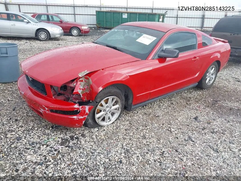 1ZVHT80N285143225 2008 Ford Mustang